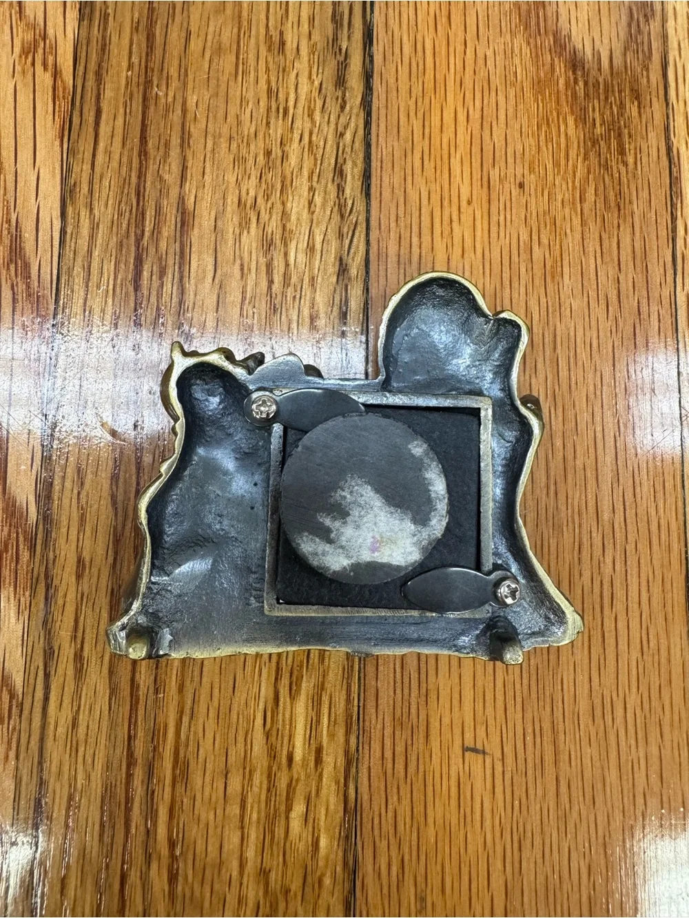 Vintage Disney Winnie the Pooh Mini Brass Magnetic Photo Frame